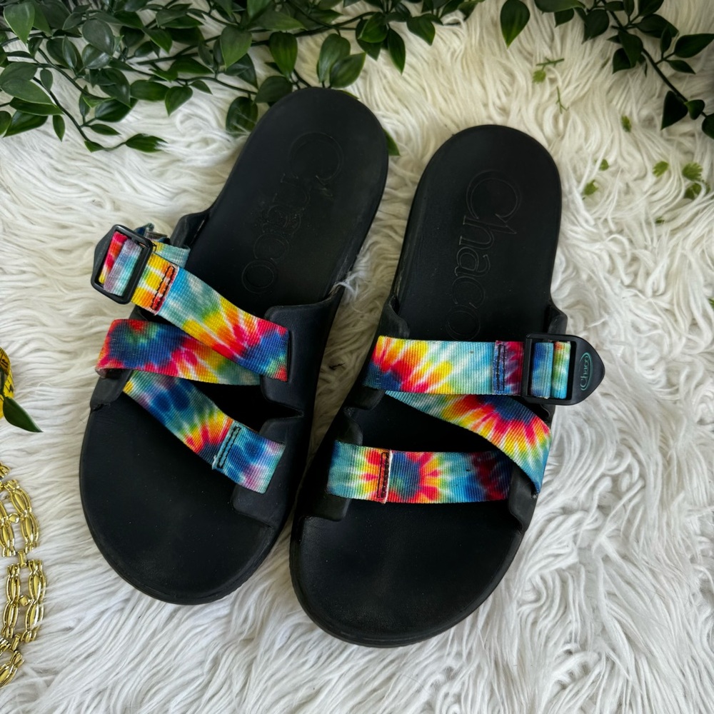 Chaco Women's Sandals with Rainbow Straps